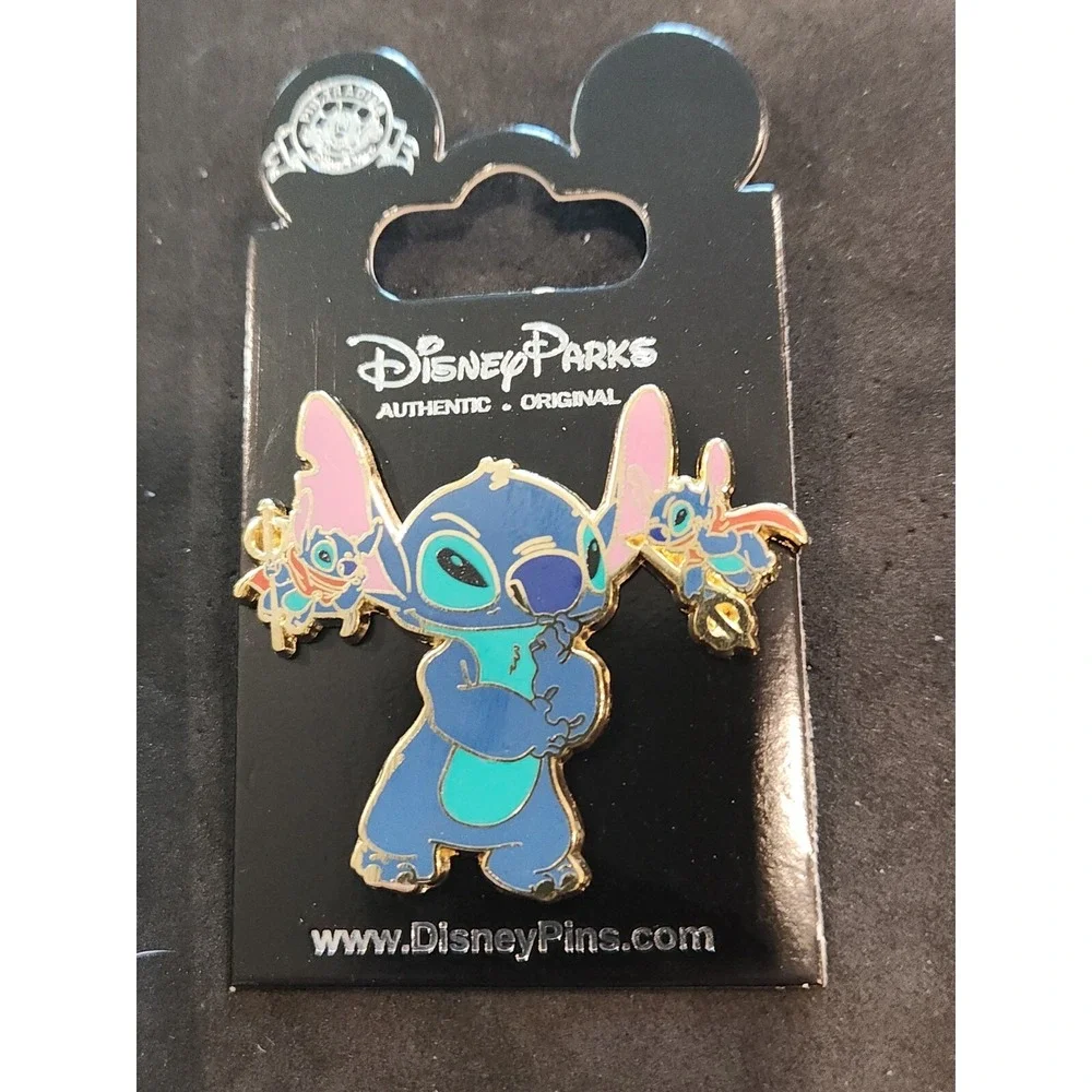 Disney  Pin‎ Stitch Angel & Devil on Shoulders DLP Disneyland Paris 00096
